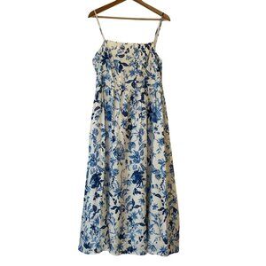 ramie halter midi dress Faithfull The Brand Lido Butter Gingham Halter Maxi Dress main image 0